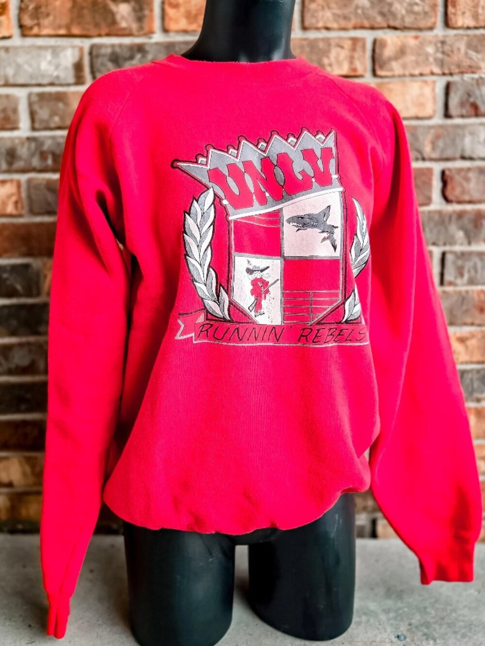 Vintage 90s UNLV Runnin' Rebels Crewneck Sweatshirt XL - Rare Jerry Tarkanian